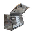 Caja de herramientas de remolque de aluminio resistente para camiones y remolques Caja de herramientas de aluminio para camiones pesados ​​para camiones y remolques